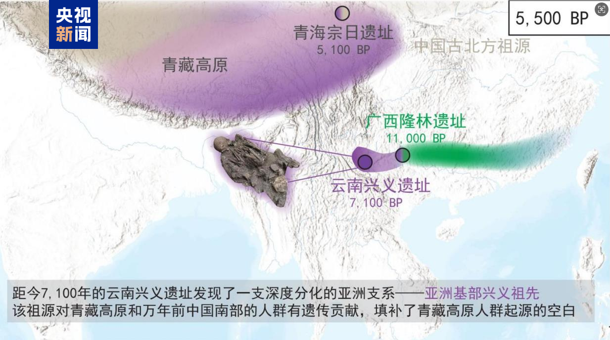 我国科学家揭示青藏高原“幽灵祖先”遗传起源之谜(图1)